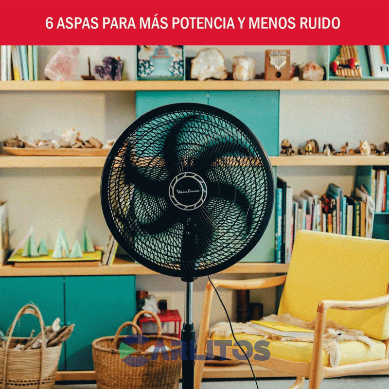 Ventilador De Pie Oscilante Moulinex 18