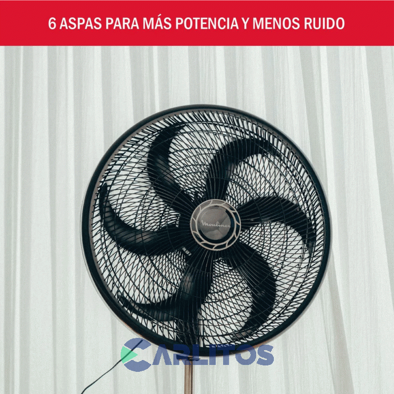 Ventilador De Pie Oscilante Moulinex 20