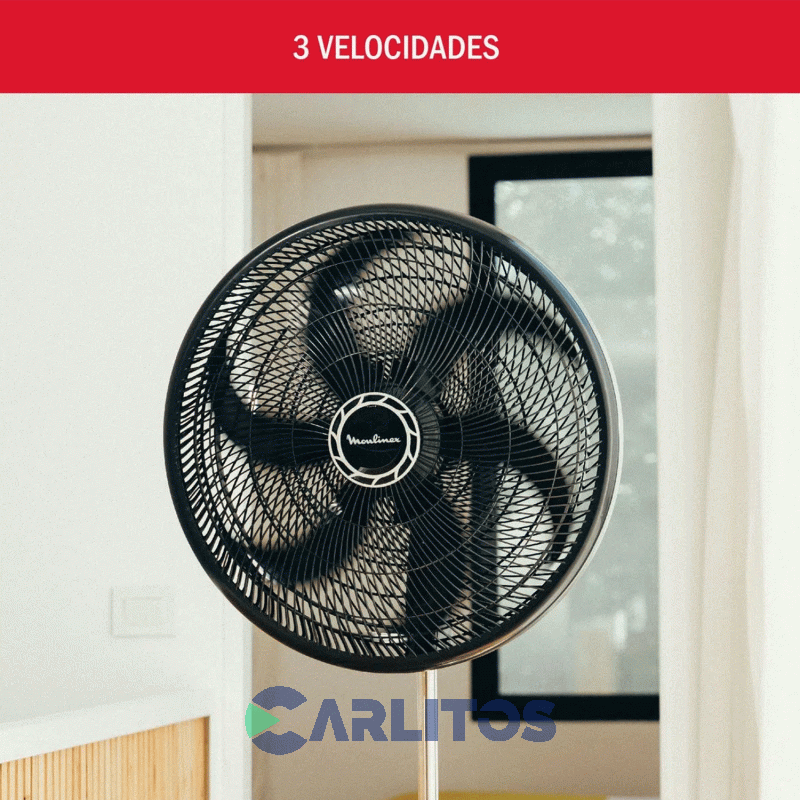 Ventilador De Pie Oscilante Moulinex 20