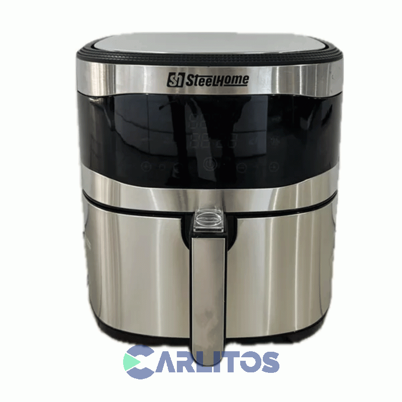 Freidora De Aire Steel Home Fryer Digital Acero Inoxidable Sh-af1800s