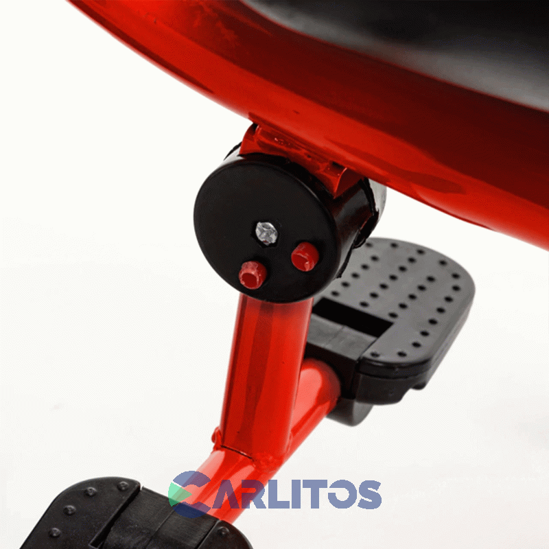 Triciclo Bebesit Con Barral De Acero Reforzado Rojo Sl-1701b