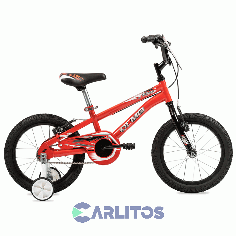 Bicicleta Olmo Cross R16 Cosmo Bold Rojo Con Negro1BO1720RO