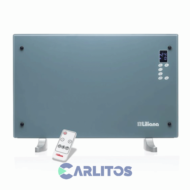 Estufa Panel De Vidrio Liliana 2000 Watts Hotdeco Ppv500