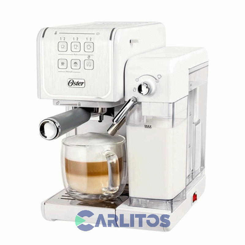 Cafetera Express Oster Digital Touch Blanca 19 Bares BVSTEM6801W