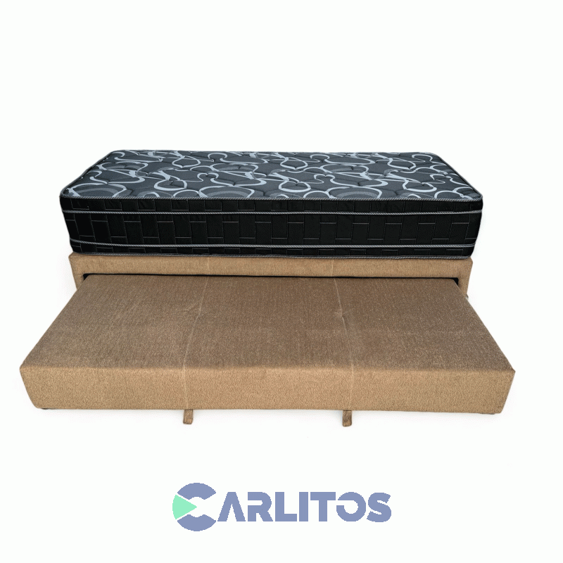 Sommier Marinero Natural Soft Sahara 0.90 X 1.90 Mts Tapizado