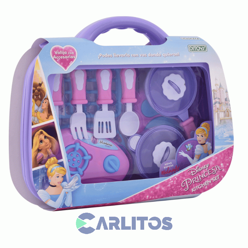 Valijita Kitchen Set Disney Princesas Ditoys 2236