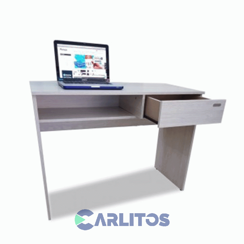 Escritorio 1 Cajón 1 Mts Platinium Gris Andino