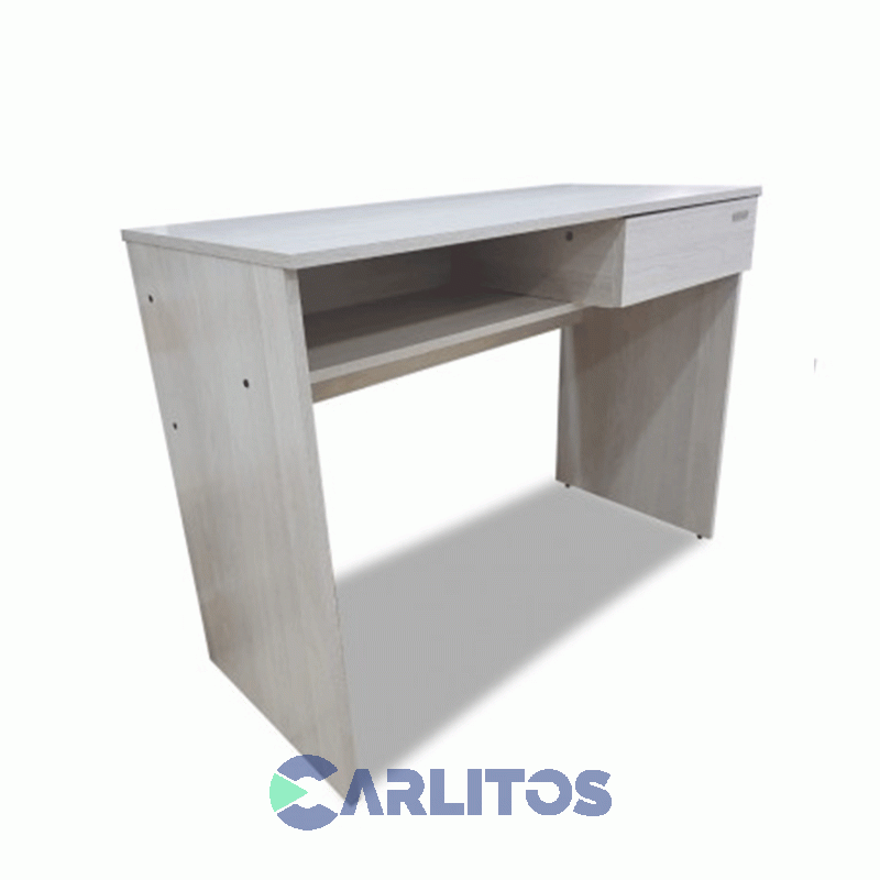 Escritorio 1 Cajón 1 Mts Platinium Gris Andino