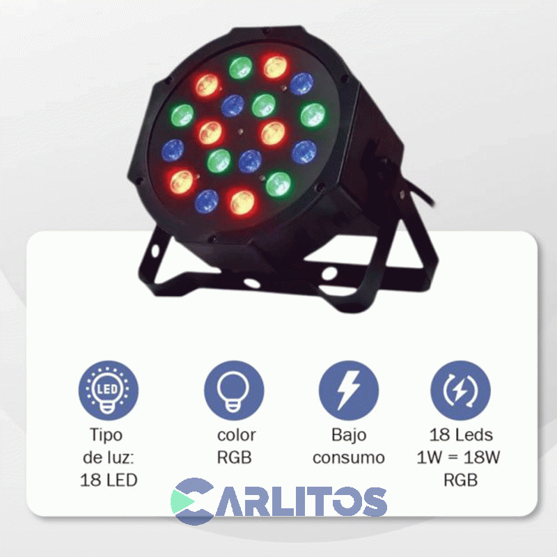 Laser Proton Suono 18 Led ILU0015