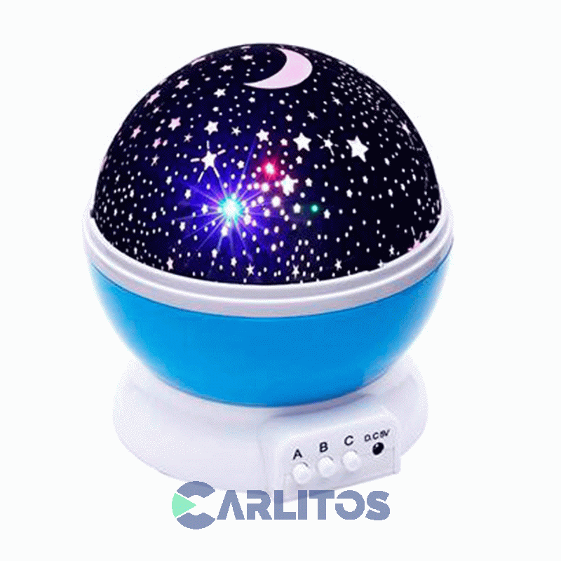 Lampara Esfera Led Estrellas Suono Celeste ILU0030