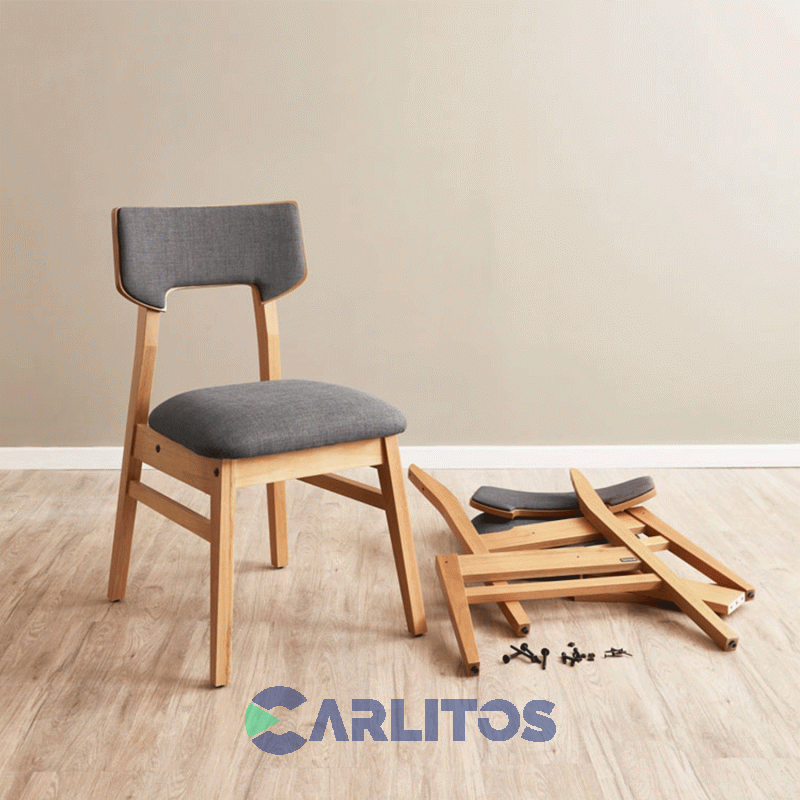 Sillón Kioto Tela Genoud Paraíso Roble