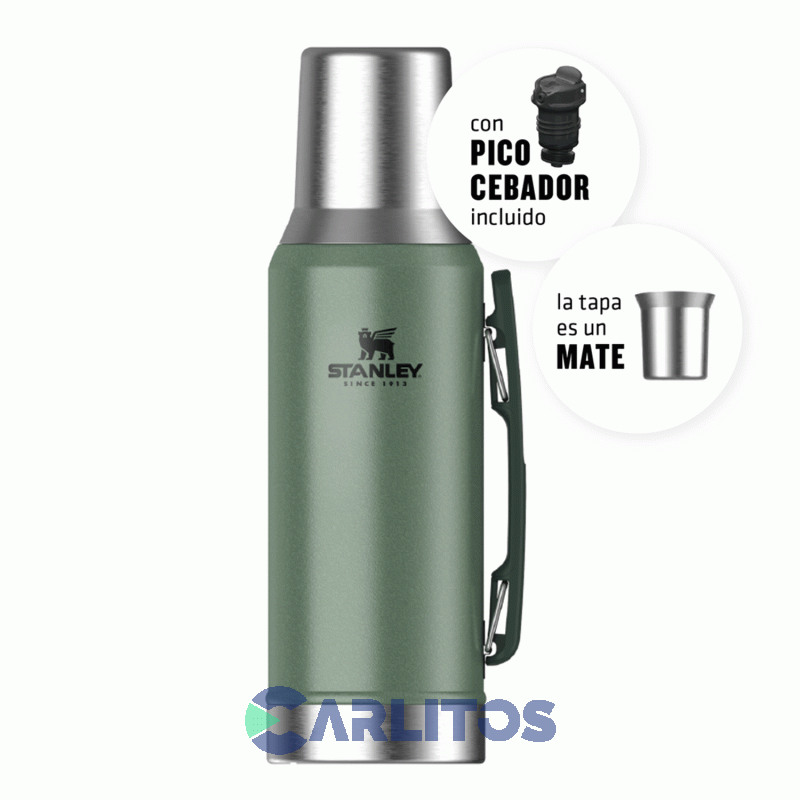 Termo De Mate Stanley Legendario System Classic 1.2 Litros Verde