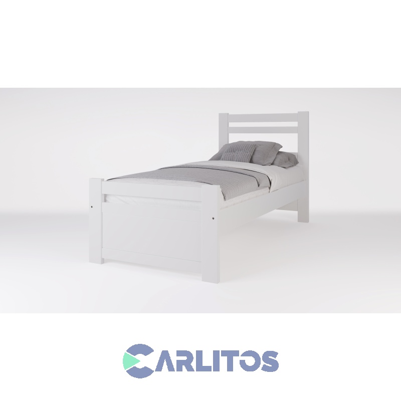 Cama 1 Plaza Pacífico Inmacol Blanco