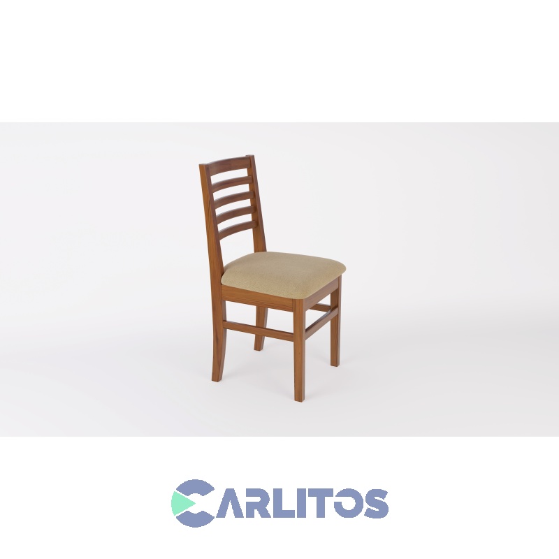 Silla Pacífico Premium Tapizado Ecocuero Inmacol Castaño