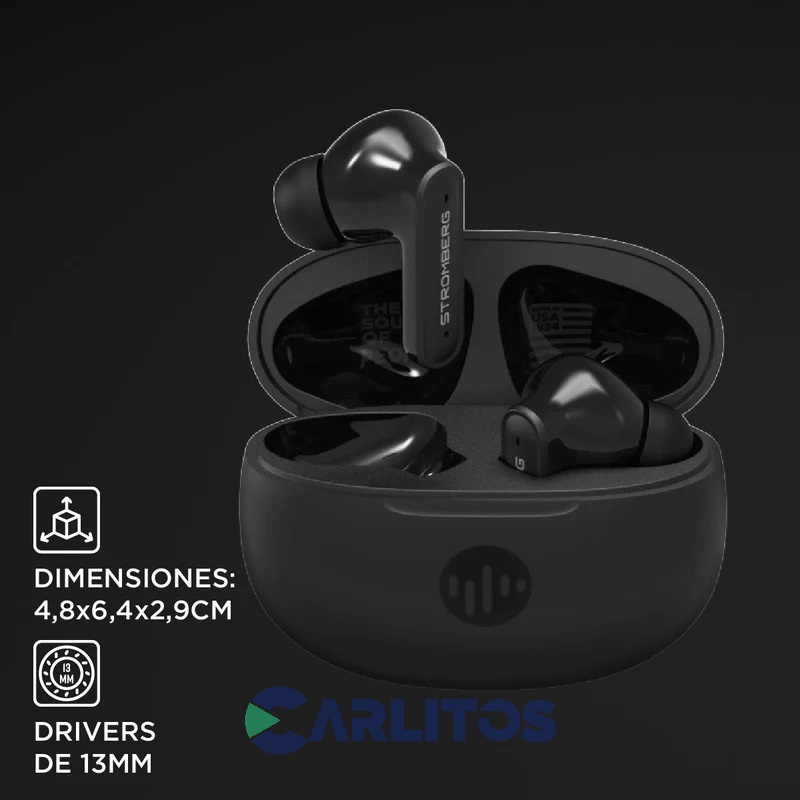 Auricular Bluetooth Stromberg-Carlson Edge Negro