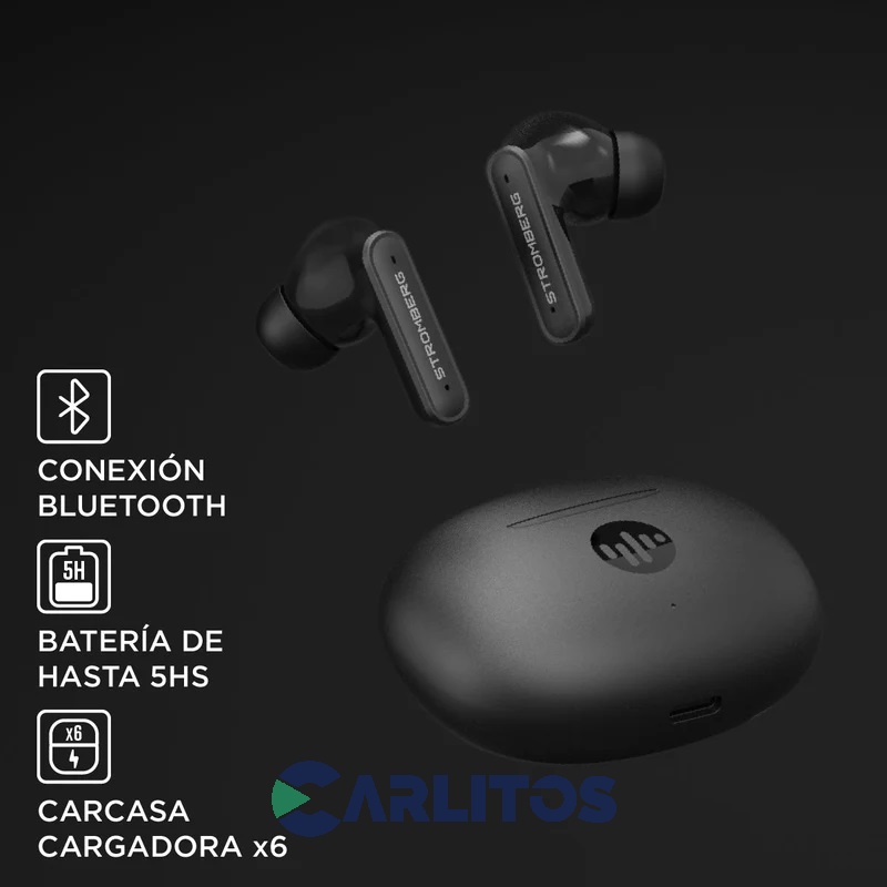 Auricular Bluetooth Stromberg-Carlson Edge Negro