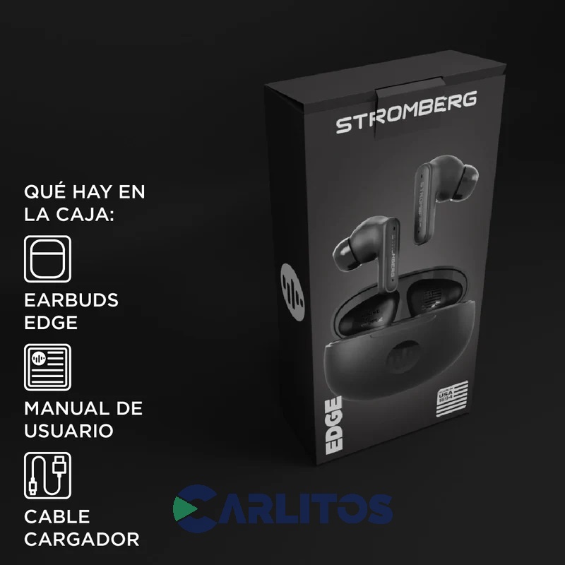 Auricular Bluetooth Stromberg-Carlson Edge Negro