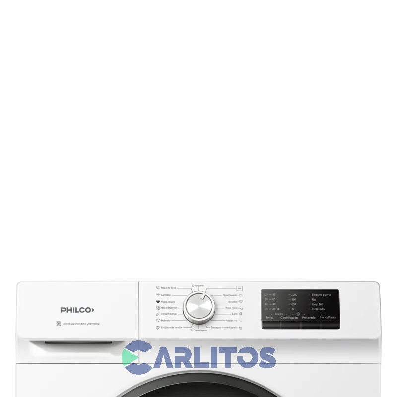 Lavarropa Carga Frontal Philco 6.5 KG - 1000 RPM Phlf6510b2