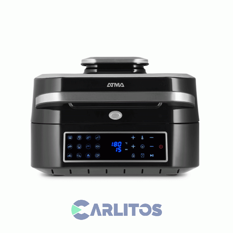 Freidora De Aire Y Grill Atma Digital Negra Fr901dp