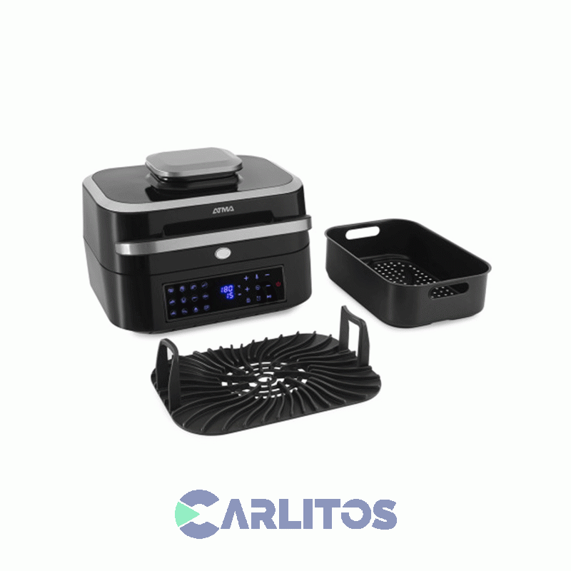 Freidora De Aire Y Grill Atma Digital Negra Fr901dp