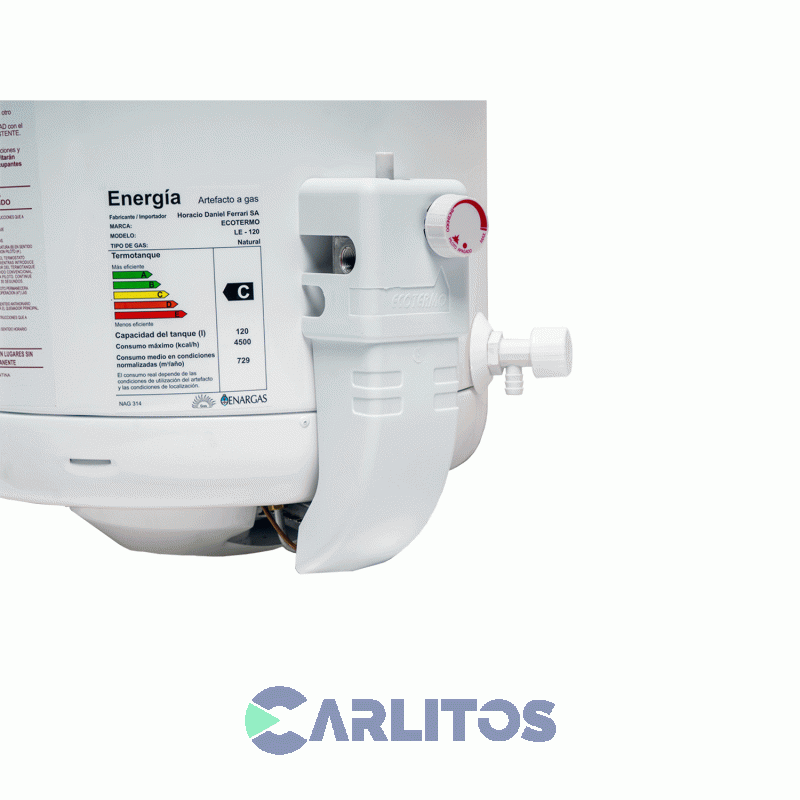 Termotanque A Gas Ecotermo 80 Litros Le 80