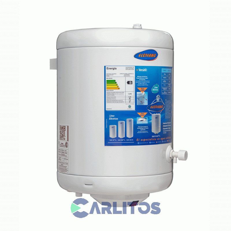 Termotanque Eléctrico Ecotermo 53 Litros - 1500 Watts Elec 53