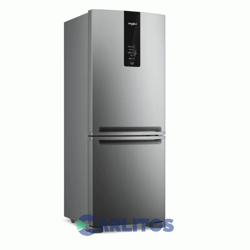 Heladera No Frost Whirlpool Combi Inverter 449 Litros Acero Inoxidable Wre57ck
