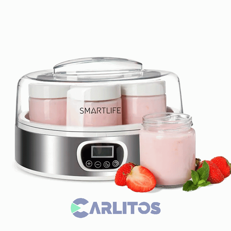 Yogurtera Eléctrica Smartlife Acero Inoxidable Sl-ym2305