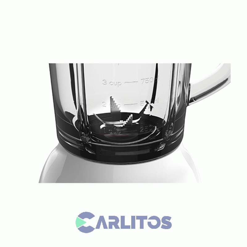 Licuadora Peabody 800 Watts Con Jarra De Vidrio Pe-ln810b Blanca