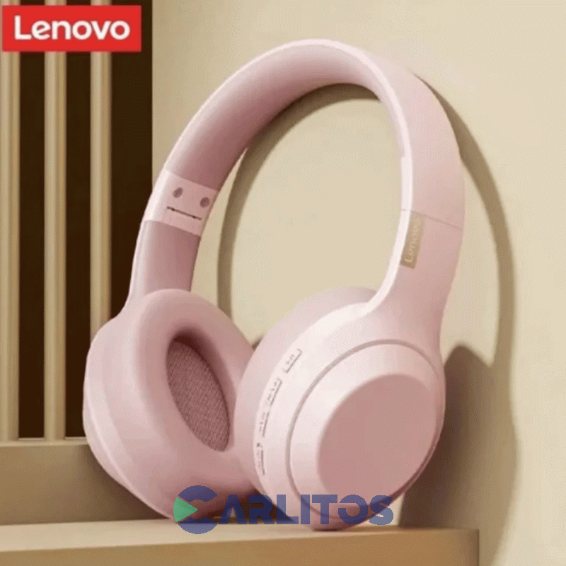 Auricular Vincha Con Bluetooth Lenovo Th10x-rs Rosa