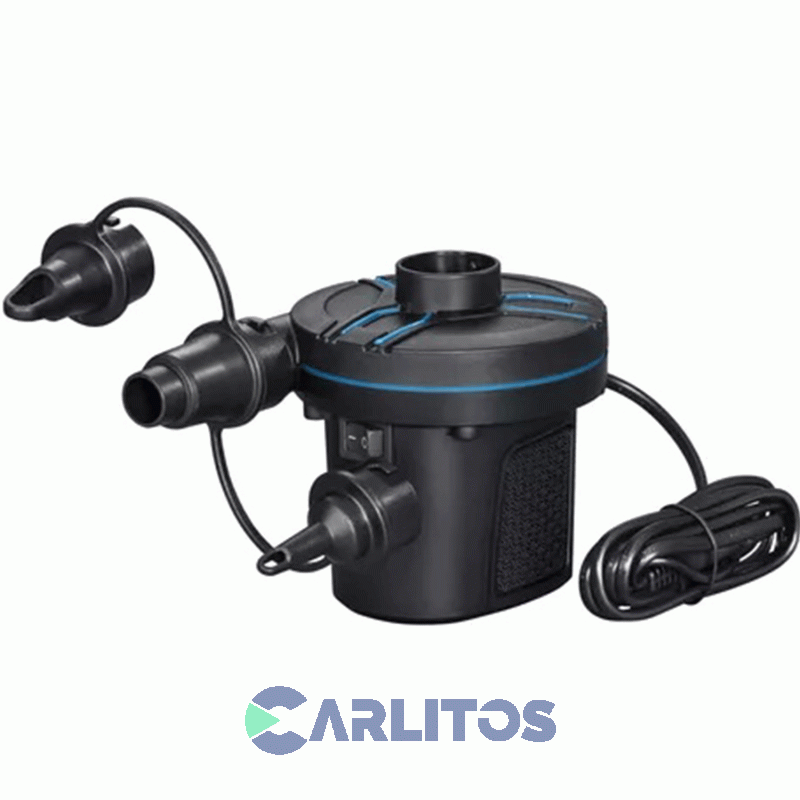 Inflador Electrico 220 V - Con 3 Valvulas Bestway 62252