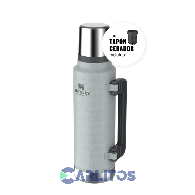 Termo De Mate Stanley Legendario Clásico XL 1.4 Litros Silver