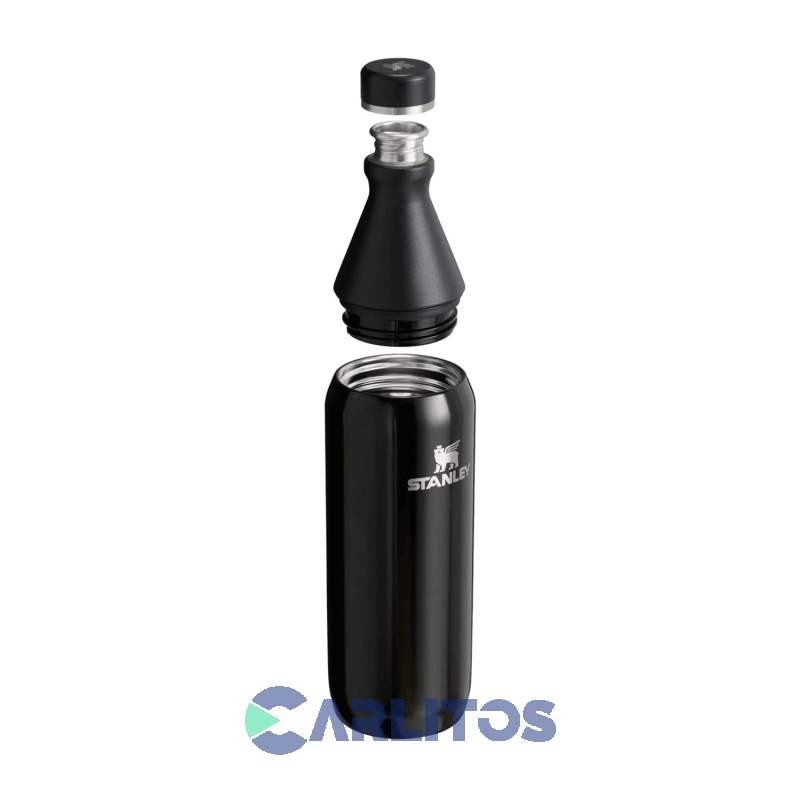 Botella De Acero Inoxidable Stanley Slim Bottle 0.591 Litros Black 2.0