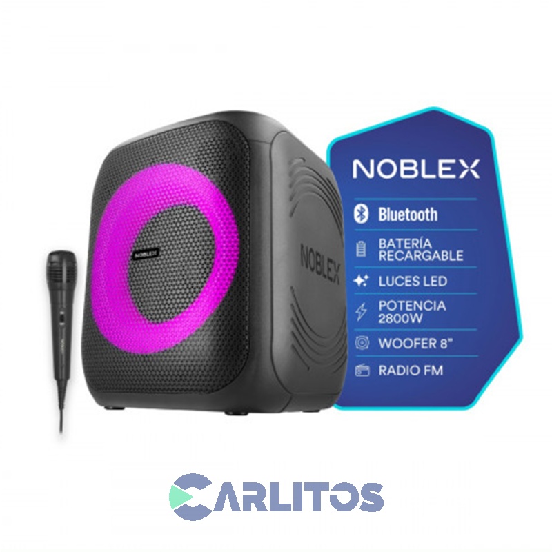 Parlante Torre Noblex Con Bluetooth y Batería 2800 Watts Rms Tsn2000