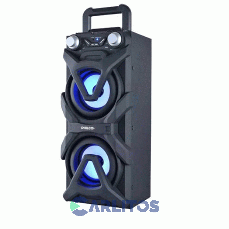 Parlante Portatil Philco Con Bluetooth y Bateria 500 Watts Pmpo Djp10p