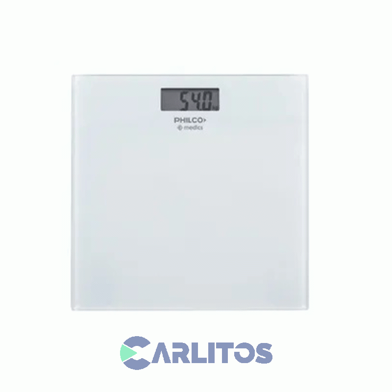 BALANZA PERSONAL DIGITAL VIDRIO SLIM CON MEDIDOR DE GRASA PHILCO BAP2011PI