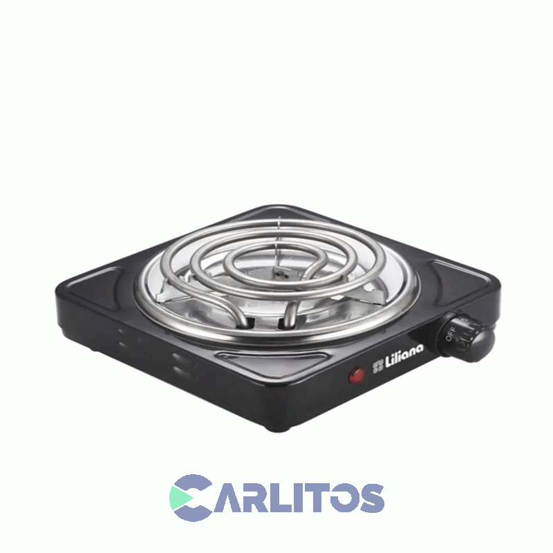 Anafe Portatil Electrico Liliana Negro 1100 Watts - 1 Hornalla AA911