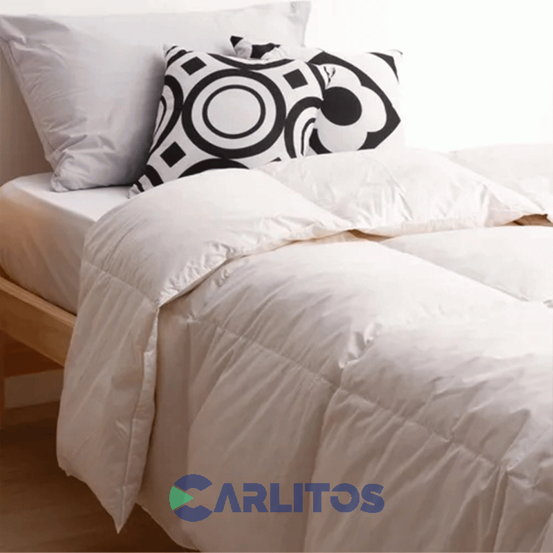 ACOLCHADO PLUMA ORO CASABLANCA COD: 3900 TWIN SIZE BLANCO
