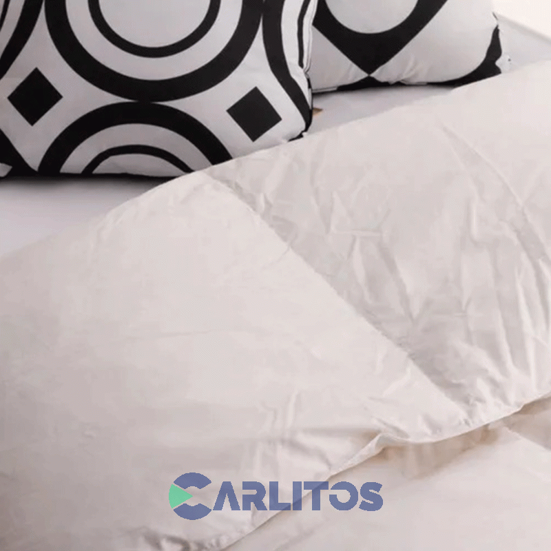 ACOLCHADO PLUMA ORO CASABLANCA COD: 3900 TWIN SIZE BLANCO