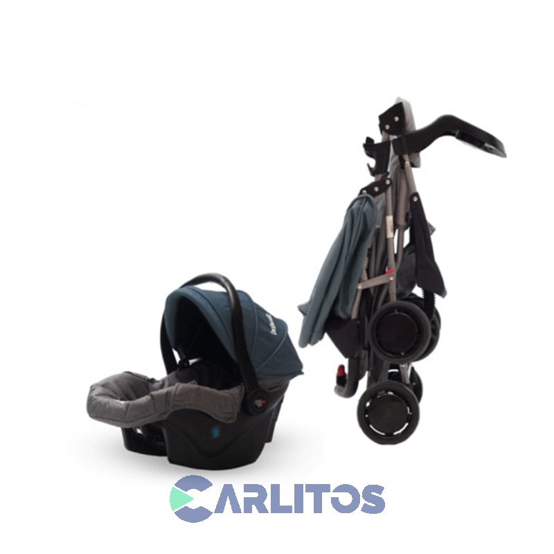 Coche De Paseo Eos Incluye Portabebe/Butaca Bebesit 1337ts-l Gris Oscuro