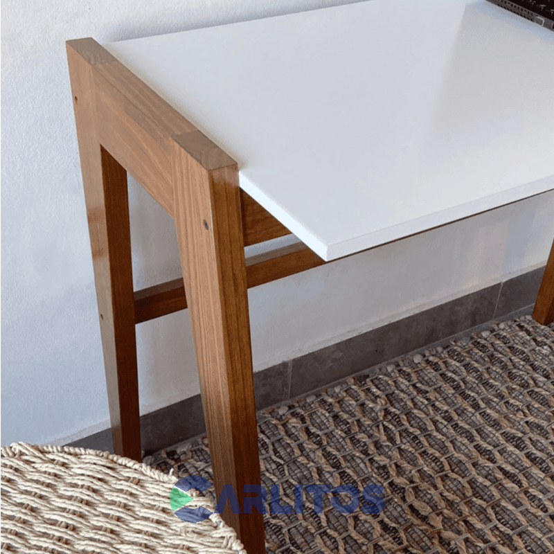 Mesa Home-Office Mobilia 5048 Pino Macizo Ambar