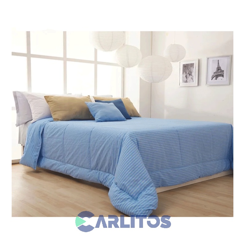Acolchado Plumón Sintético Inspira Casablanca Super King Size