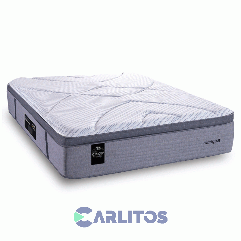 Colchón Resorte King Koil 1.80 X 2.00 Mts Brighton Con Europillow