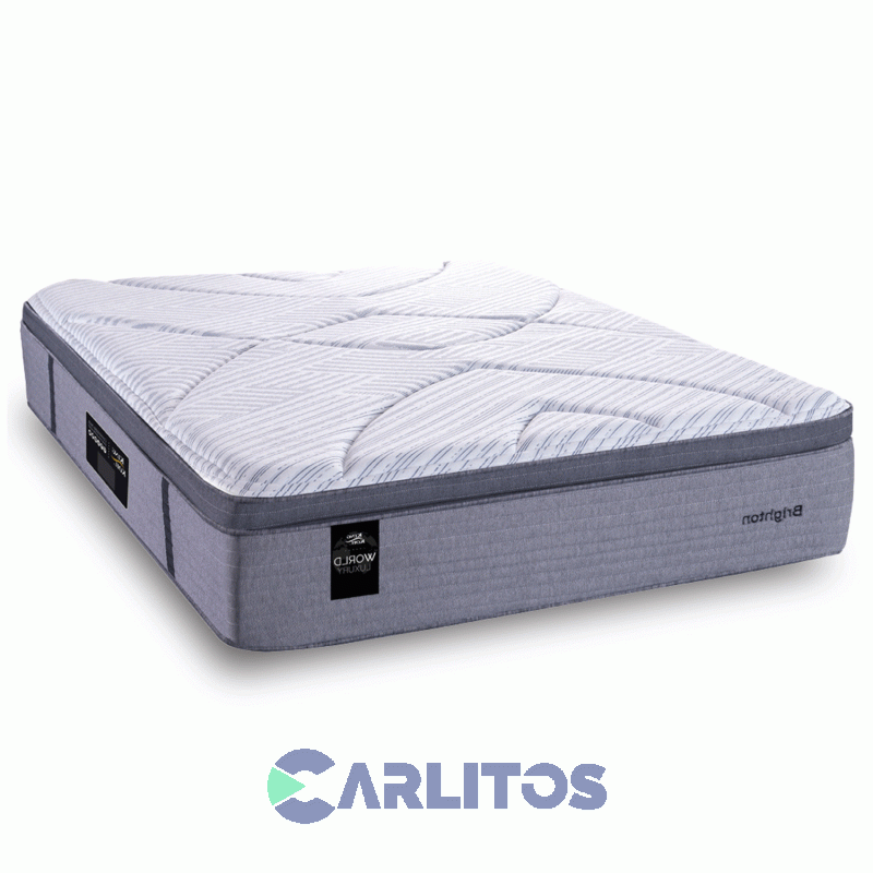 Colchón Resorte King Koil 1.60 X 2.00 Mts Brighton Con Europillow