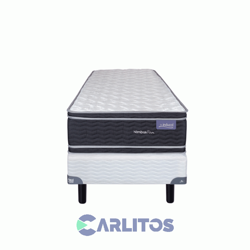 Colchón Poliéster Inducol 0.90 X 1.90 Mts Nimbus Firm