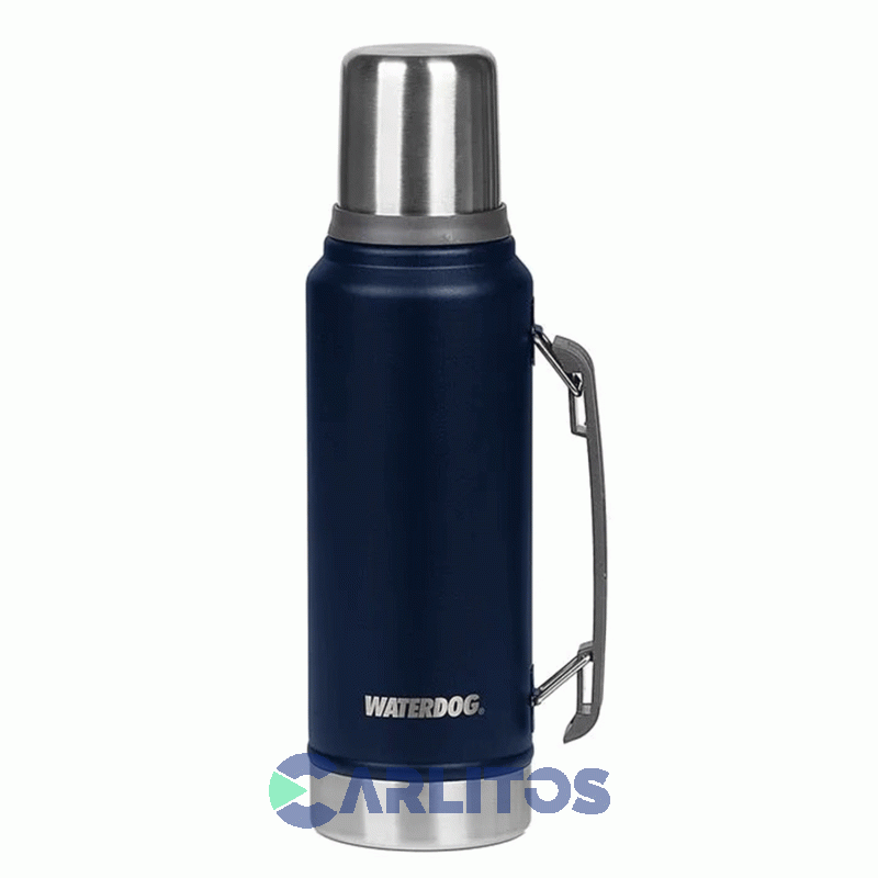 Termo De Mate Waterdog Con Manija 1 Litro Ombu Indigo