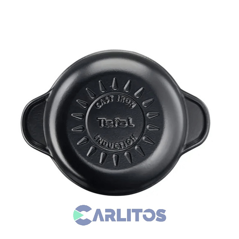 Olla Fundicion Antiadherente 2.7 Litros Negro T-Fal e2254404