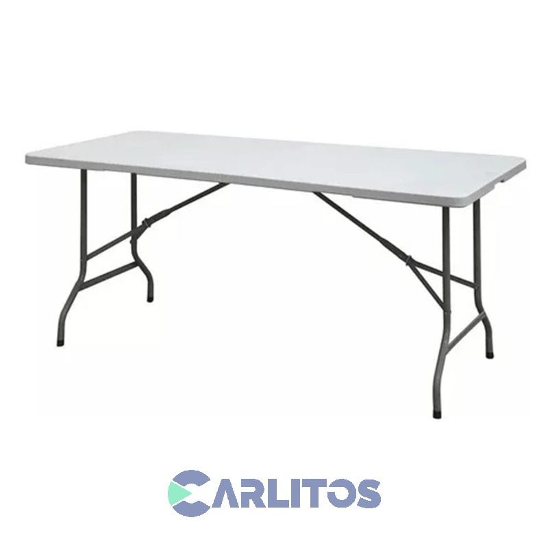 Mesa Plegable Multiuso Con Estructura De Acero 1.50 Mts Outdors M150