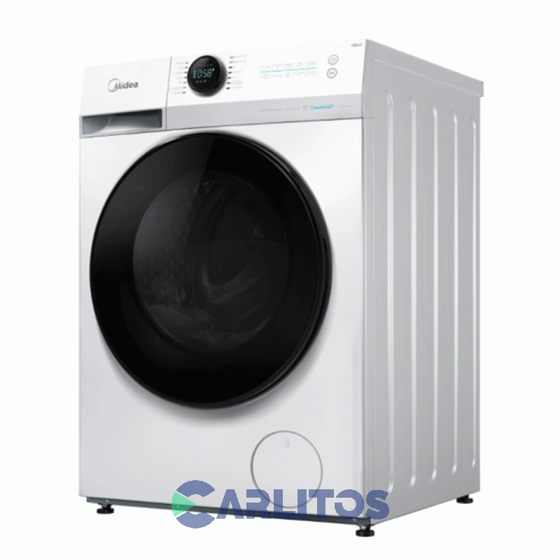 Lavarropa Carga Frontal Midea Inverter 8 KG - 1400 RPM Blanco Mf200w80wb/w-a1