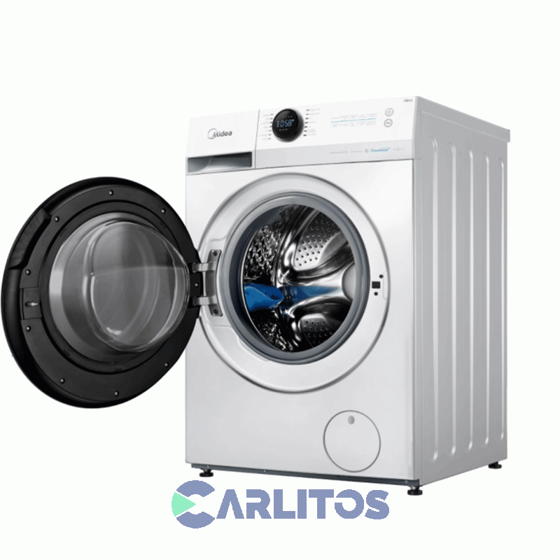 Lavarropa Carga Frontal Midea Inverter 8 KG - 1400 RPM Blanco Mf200w80wb/w-a1